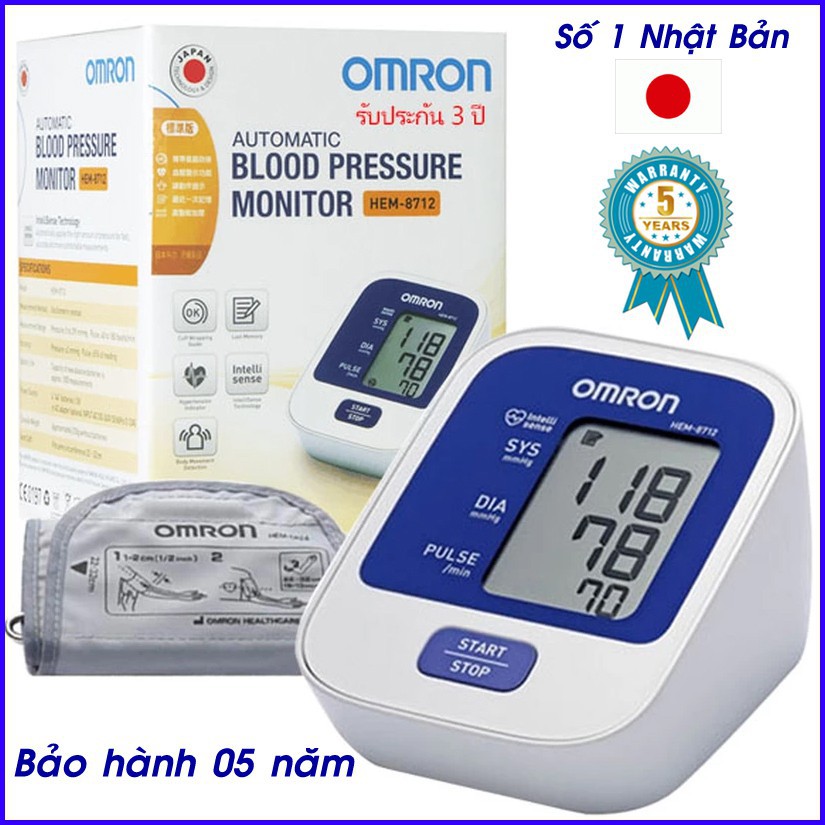 Máy đo huyết áp bắp tay Omron 8712