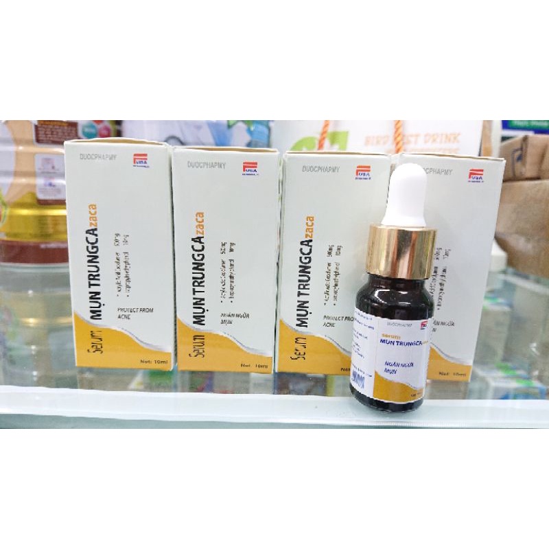 Serum MỤN TRUNGCAzaca mụn trứng cá, mụn viêm, mụn mủ, mụn bọc, mụn thâm