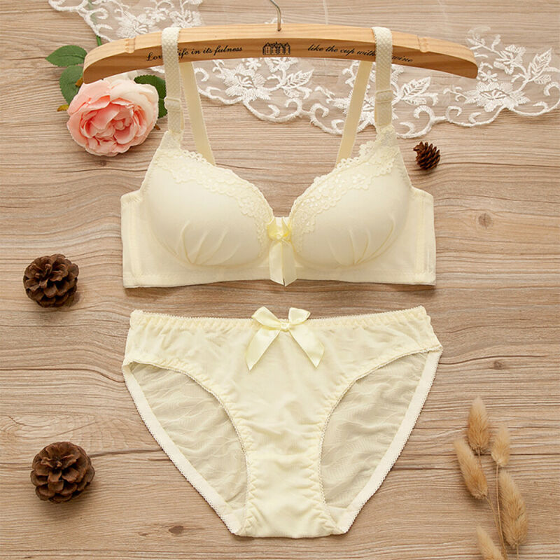 1 Set Áo Lót Nâng Ngực & Quần Lót Nữ Không Đường May Quyến Rũ Thoải Mái Cho Nữ