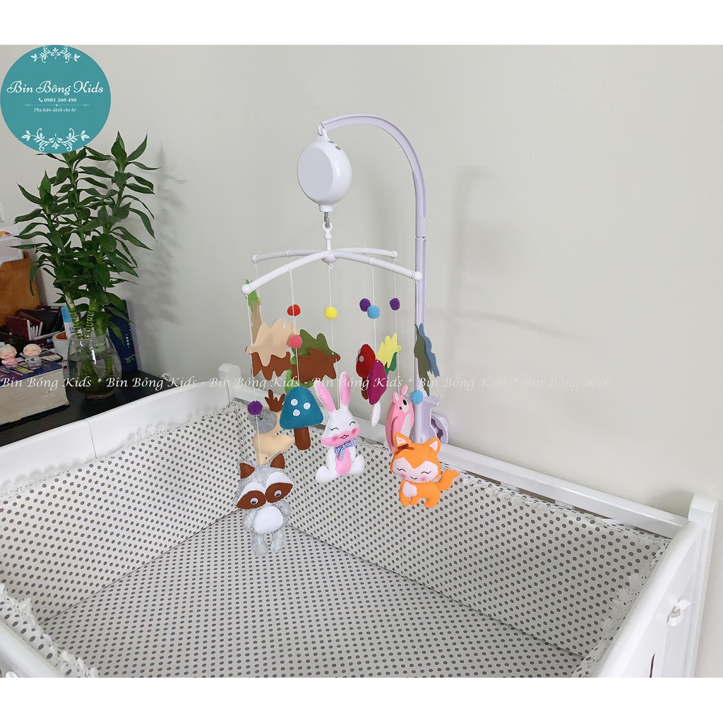 Treo Nôi Cho Bé , Có 35 Bản Nhạc Không Lời, Kích Thích Giác Quan Của Bé