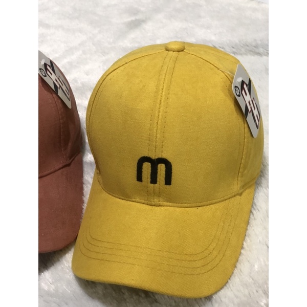 NÓN KẾT LƯỠI TRAI NHUNG MỊN THÊU LOGO m