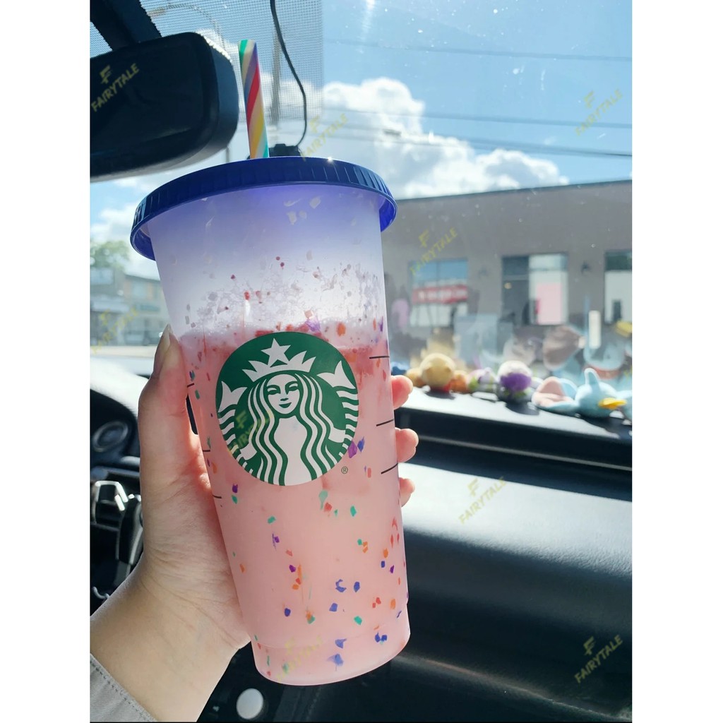 Ly Nước Hoạ Tiết Logo STARBUCKS Thay Đổi Màu Sắc | BigBuy360 - bigbuy360.vn