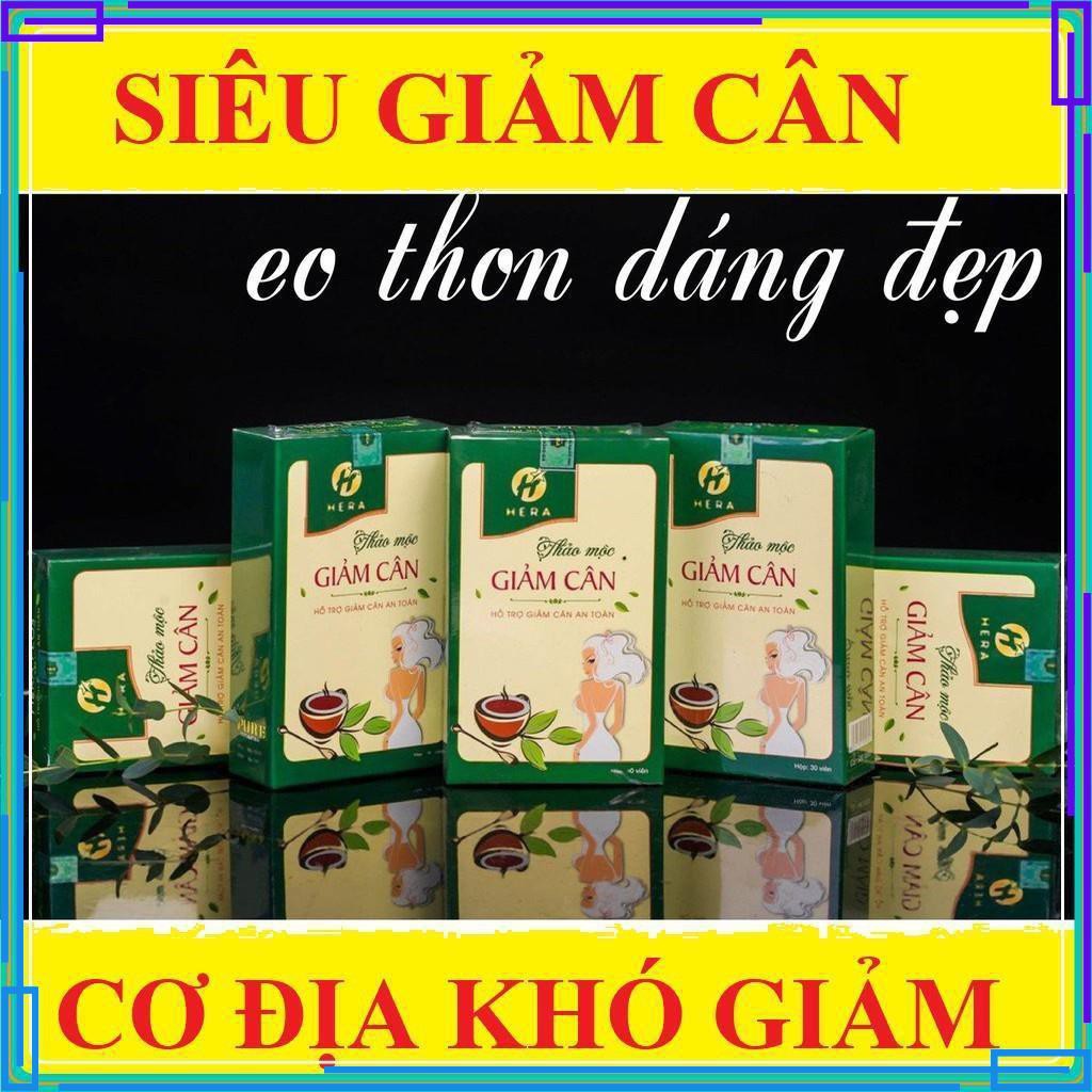 Thảo Mộc Giảm Cân Hera Plus❤️FREESHIP❤️Trà Giảm Cân Hera - TPCN Không Phải Thuốc Giảm Cân