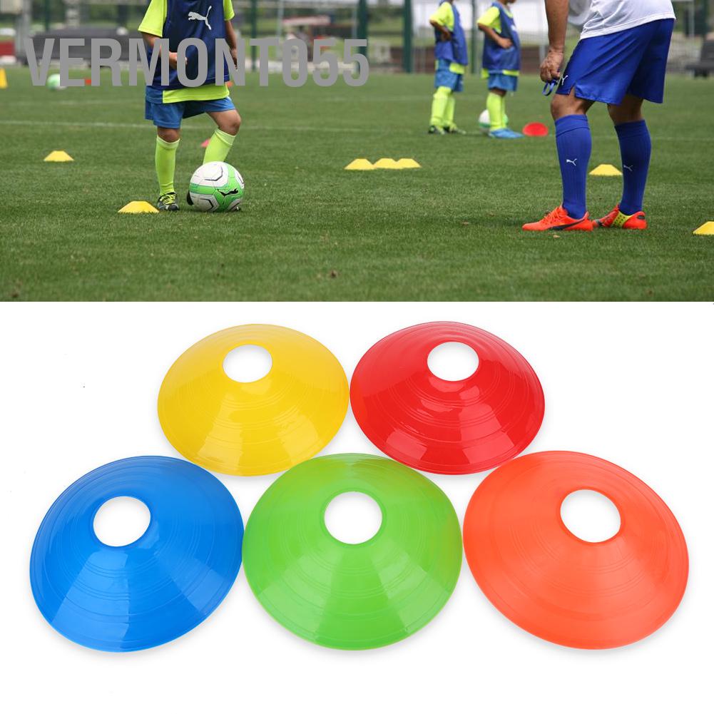 Vermont055 Vermont055 10 chiếc Đĩa hình nón Mini Field thực tế Dụng cụ đánh dấu Bóng đá Thể thao Công đào tạo tốc độ