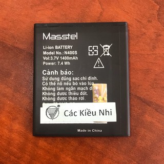Pin Masstel N400S zin hãng
