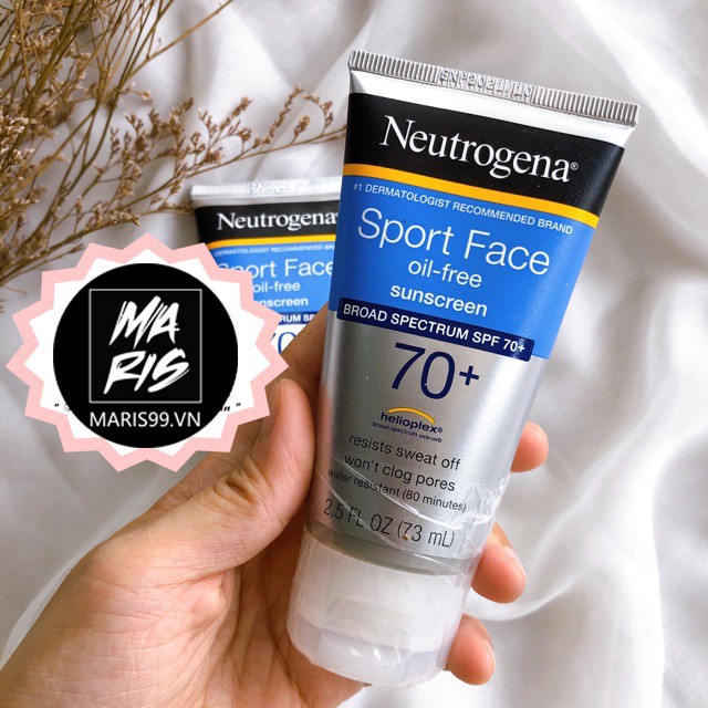 Kem chống nắng Neutrogena Sport Face Oil Free Lotion SPF70 (73ml) _ NTG006CN