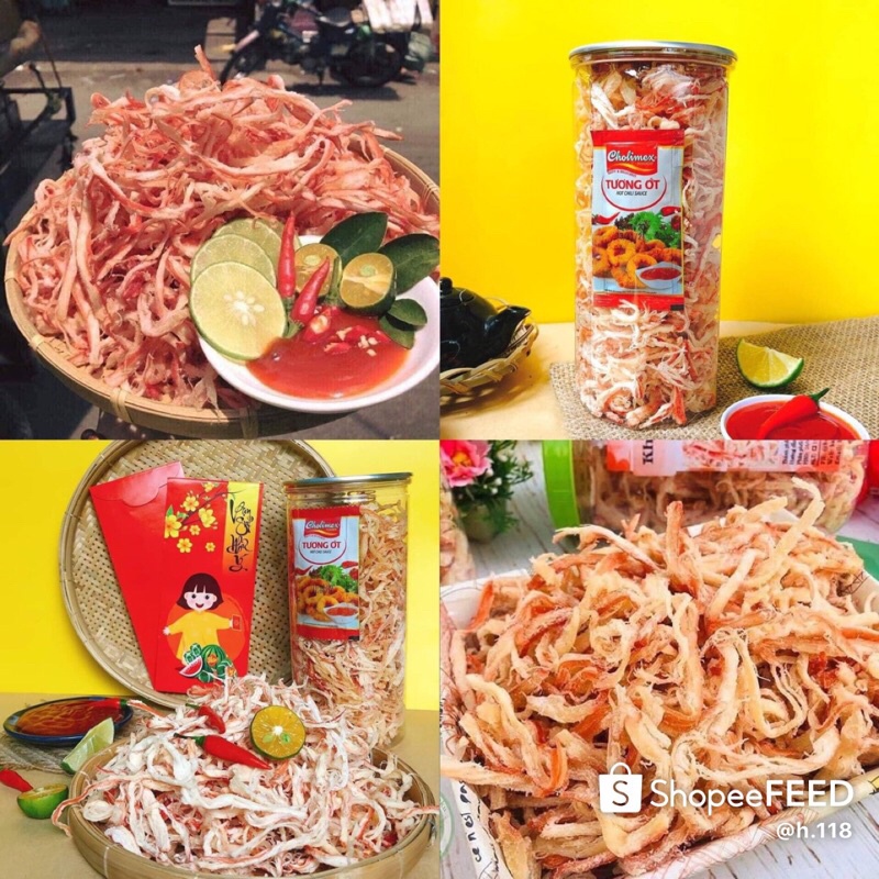 Mực Xé Sợi Hấp Nước Dừa | BigBuy360 - bigbuy360.vn