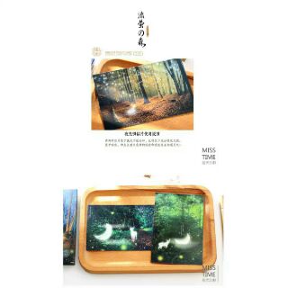 Set 5 tấm postcard dạ quang