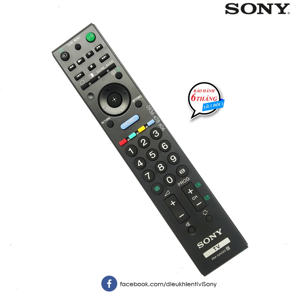 Điều khiển tv Sony Bravia RM-GA020 chính hãng