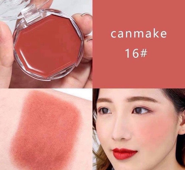 Má hồng Canmake màu số 16