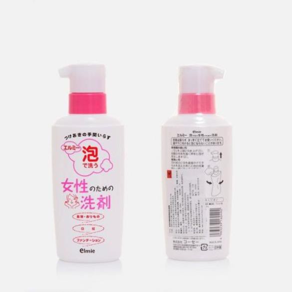 NƯỚC GIẶT ĐỒ LÓT PHỤ NỮ ELMIE CỦA NHẬTCHÍNH HÃNG  giúp giặt sạch, kháng khuẩn, chống nấm mốc cho đồ lót của chị em