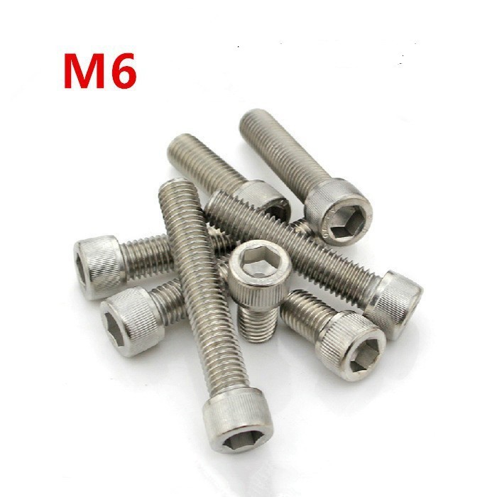 Bulong lục giác M6 đầu tròn .(10 con)