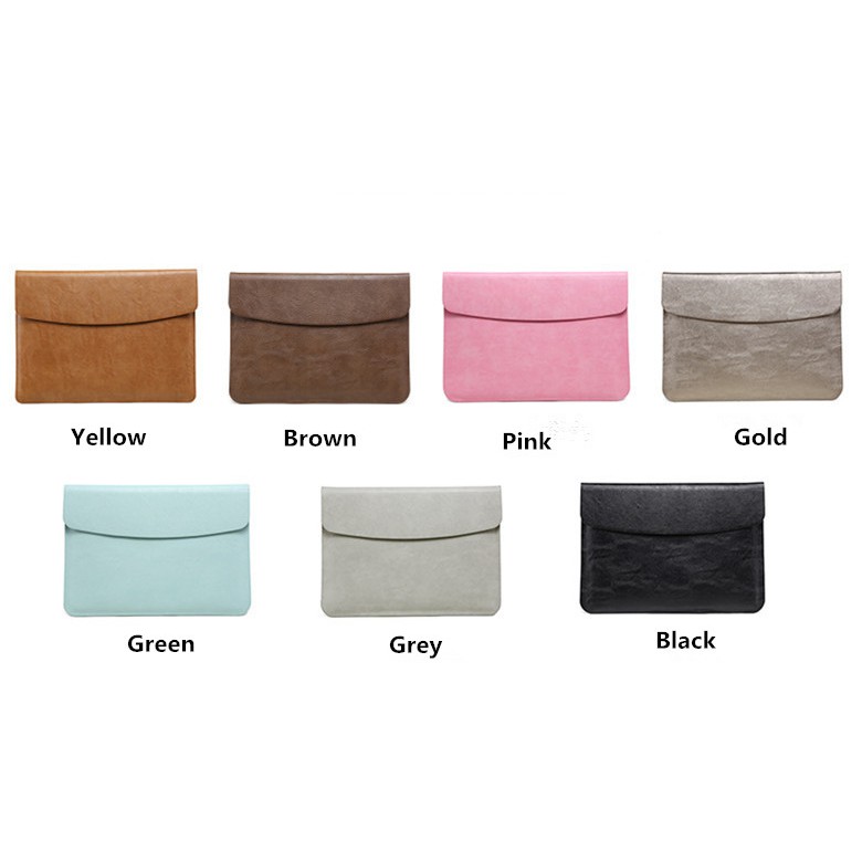 Macbook 11-15.4 inch PU Flip Magnetic Laptop Sleeve Case Cover