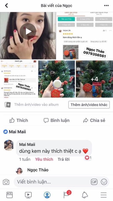 Kem Sâm Cô Tiên Thái Lan