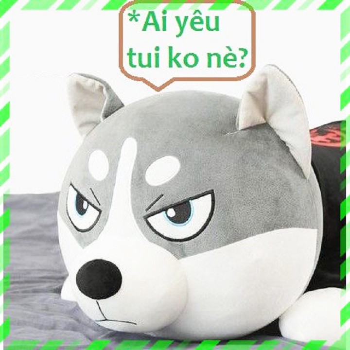 Gấu Bông Chó Husky Siêu To Khổng Lồ 💥 FREESHIP 💥 Gấu Bông Sóc Nhí - Gấu bông chó husky alaska cao cấp