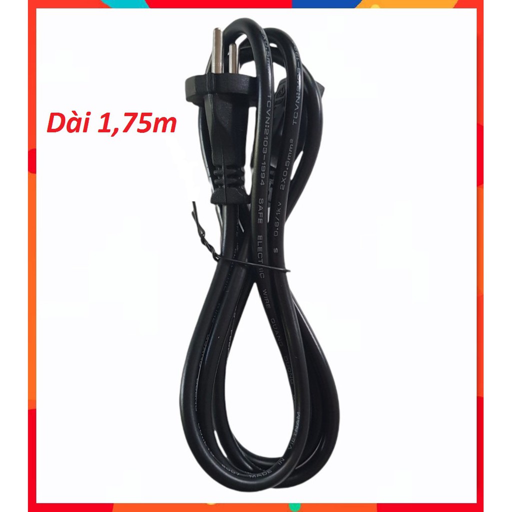 Dây nguồn máy tính, pc, dây nồi cơm điện 1,75m lõi đồng -giadungphukienchinhhang