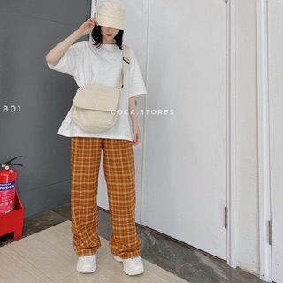 [B01] Túi đeo chéo BASIC vải canvas (Có sẵn/ảnh thật)