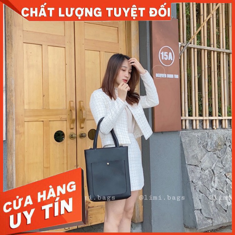 - HÀNG NHẬP KHẨU [NEW - ẢNH THẬT] Túi Xách Da LUCKY TOTE - Túi xách nữ đựng vừa Laptop LIMI BAGS Liên hệ mua hàng 0966.3