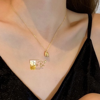 [THÉP TITAN KHÔNG GỈ]Dây chuyền hình mặt mèo Thần tài ĐôBi