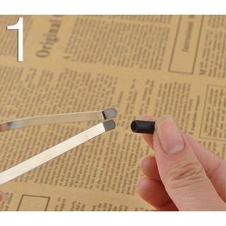 (Gói 10 chiếc) Cài tóc, bờm tóc bản rộng 5mm gói