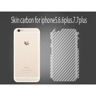 Miếng dán vân carbon mặt sau iphone 6/6s