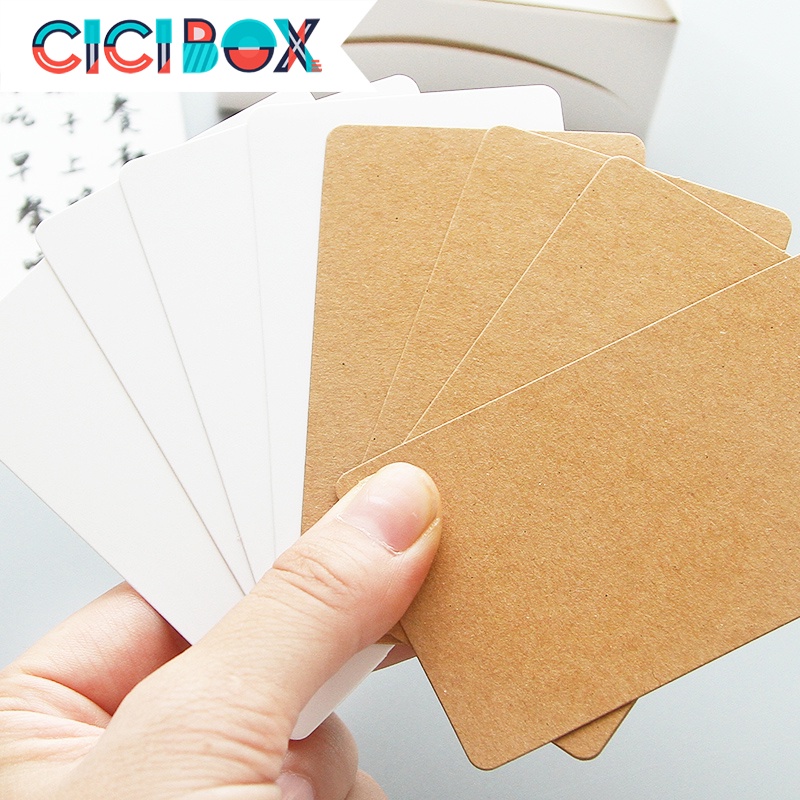 Hộp giấy ghi nhớ, giấy ghi chú nhiều màu sắc tiện lợi dùng trong học tập, làm việc CICIBOX