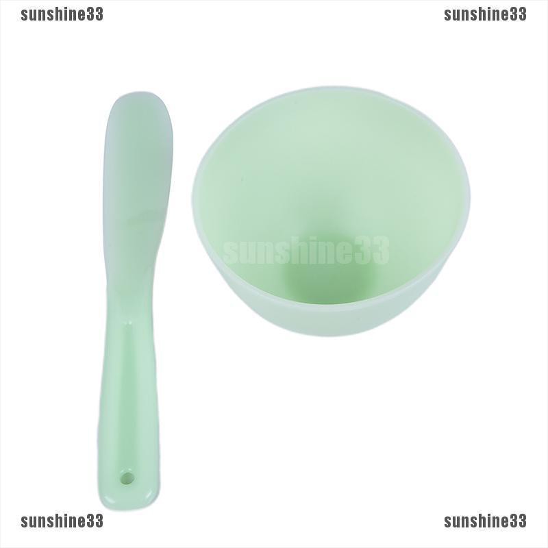Bộ 2 tô trộn + cây quét mặt nạ bằng silicon tiện dụng cho nhà