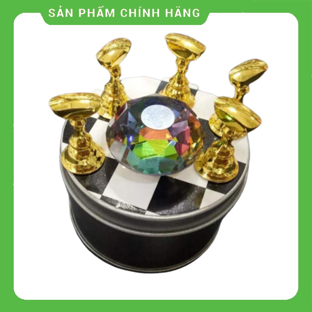 Chân đế kim cương gắn móng giả 5 đế