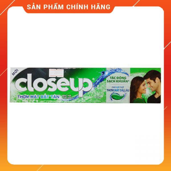 [Mã MEIHY1 Hoàn 8% đơn 199k] Kem Đánh Răng Close Up Bạc Hà The Mát (180g)