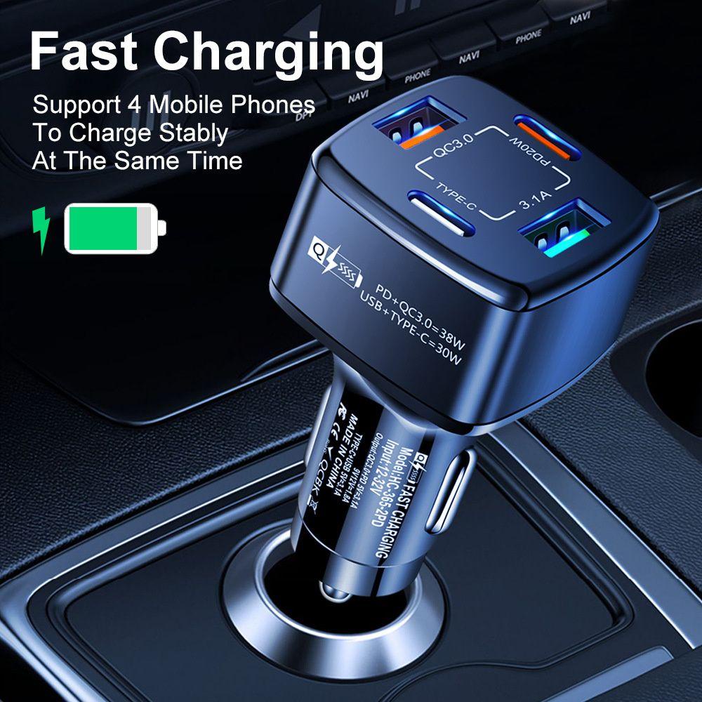 Củ Sạc Nhanh QC3.0 Đa Năng Cho Xe Ô Tô