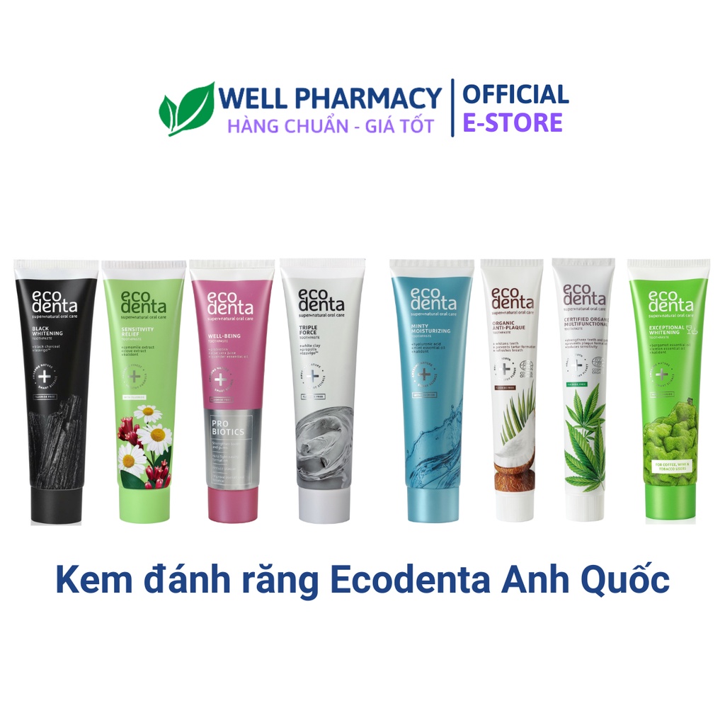 KEM ĐÁNH RĂNG ĐA TÁC ĐỘNG ĐA CÔNG THỨC ECO DENTA ANH QUỐC