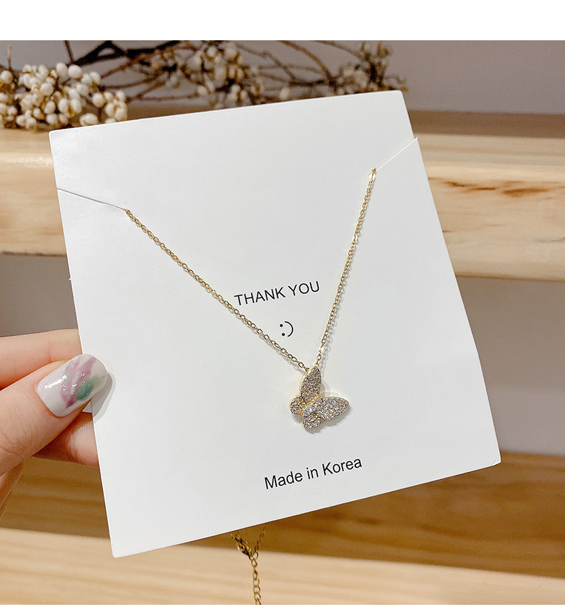 vòng cổ Mạ Vàng Hình Bướm Xinh Xắn Dành Cho Nữ