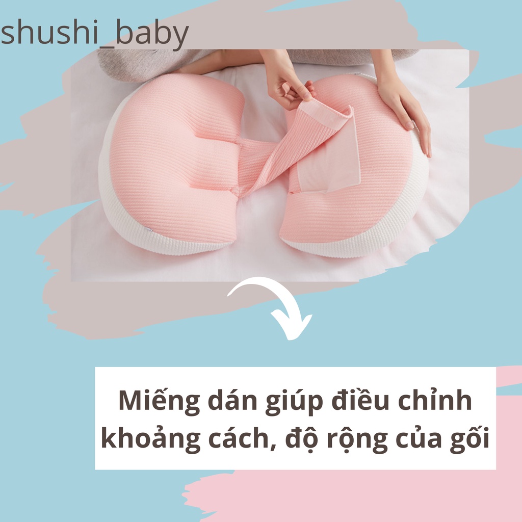 Gối Bầu Cánh Tiên Kê Bụng Bầu Hỗ Trợ Giảm Đau Lưng Hiệu Quả