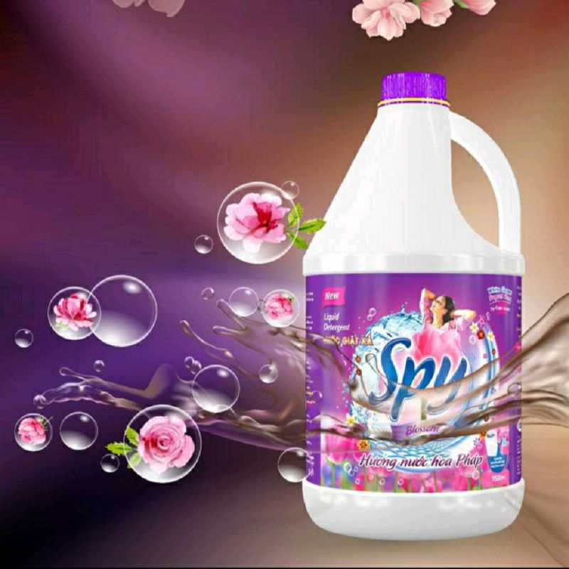 Nước giặt xả SPY Blossom 1L6 - 3,6KG - 4,6KG