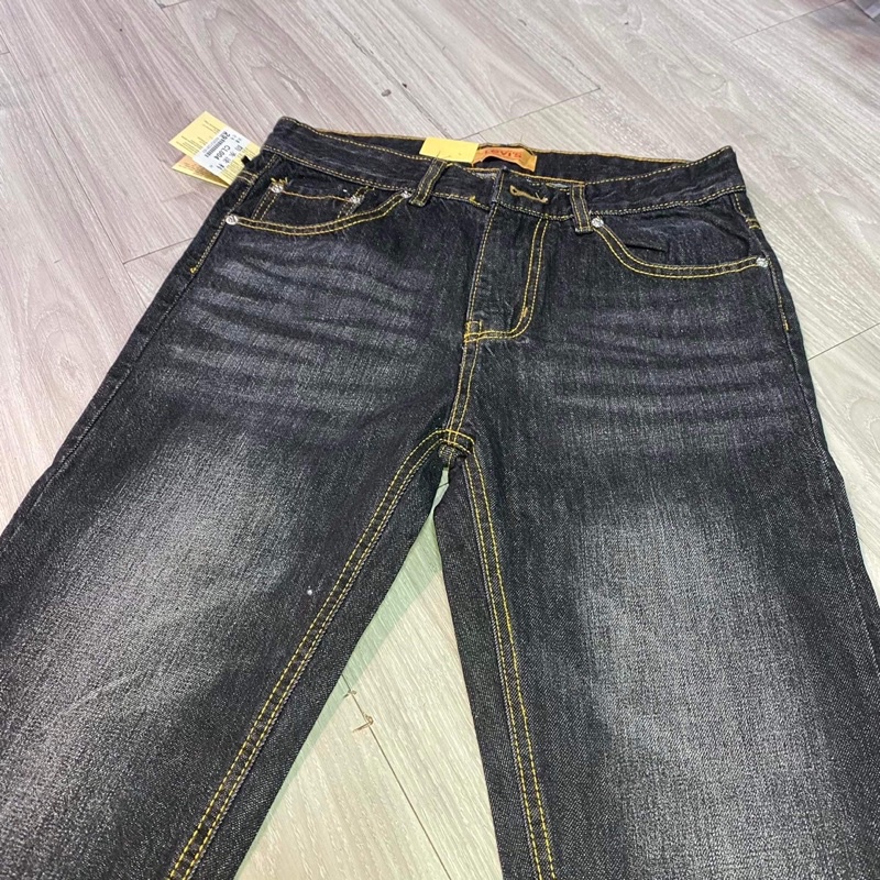 Quần bò xuông nam CK ke.vil Leviss 2216, quần bò nam ống xuông thời trang