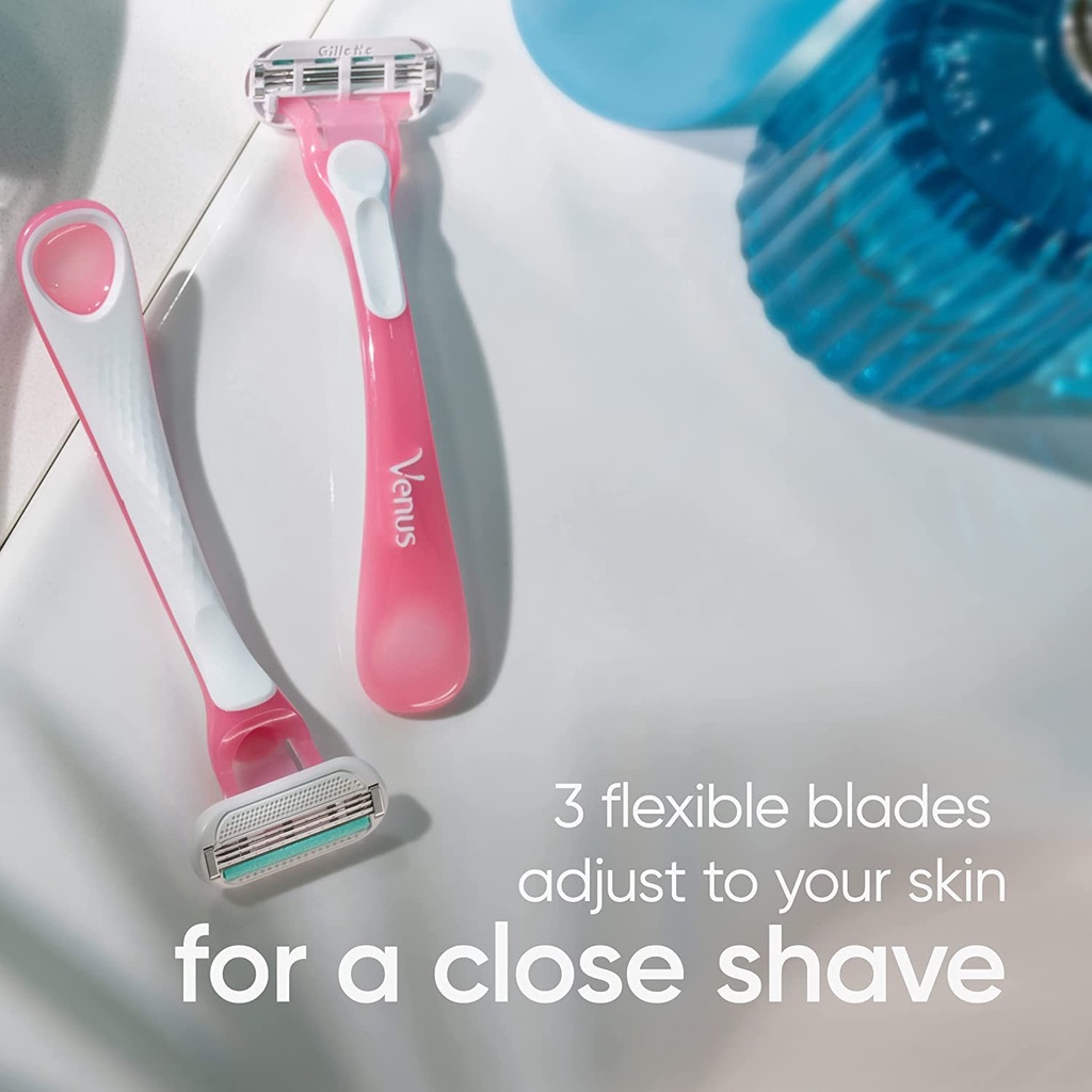 Dao cạo nữ 3 lưỡi Gillette Venus Sensitive Disposable Razors  - Chemist Warehouse Úc | linhsstore