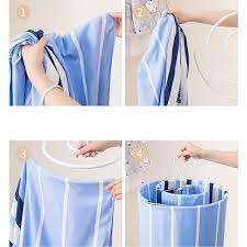 Móc phơi chăn ga thông minh hình tròn bằng inox không gỉ, móc phơi chăn mền chịu lực 10kg - loại 1