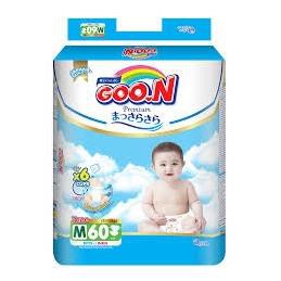 Bỉm Goon Premium Dán S64/M60/L50/XL56 Quần M58/L46/XL42/XXL36)