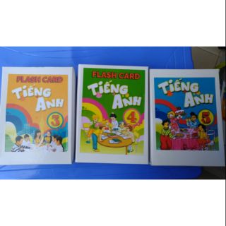 Combo Flashcard tiếng anh lớp 3,4,5