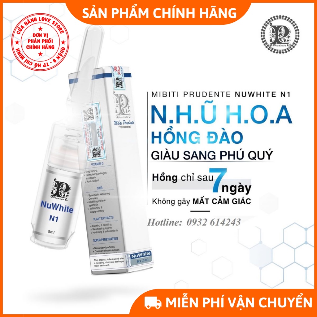 KEM LÀM HỒNG NHŨ HOA - MIBITI PRUDENTE NUWHITE N1 | BigBuy360 - bigbuy360.vn