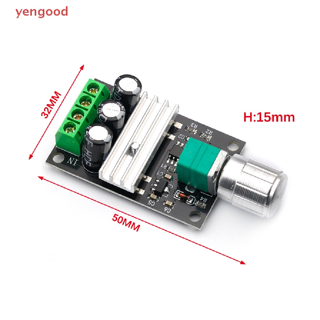 Bộ Điều Khiển Tốc Độ Động Cơ DC PWM 6V 12V 24V 28V 3A 1203BK