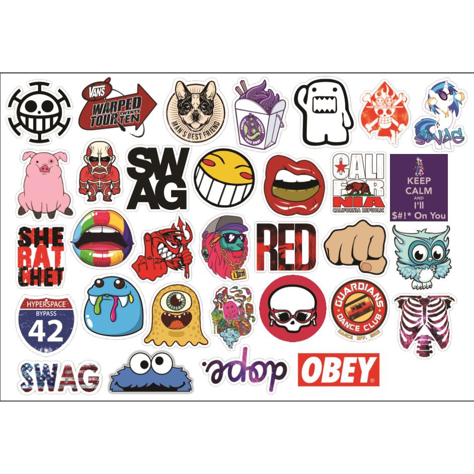 STICKER Dán Vali, xe, barber shop, Mũ bảo hiểm , macbook, đàn, tường... Nhập mã GIẢM GIÁ 15k khi mua từ 3 set