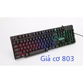 Bàn Phím Giả Cơ Chuyên Game BOSSTON-803 Led Nhiều Màu