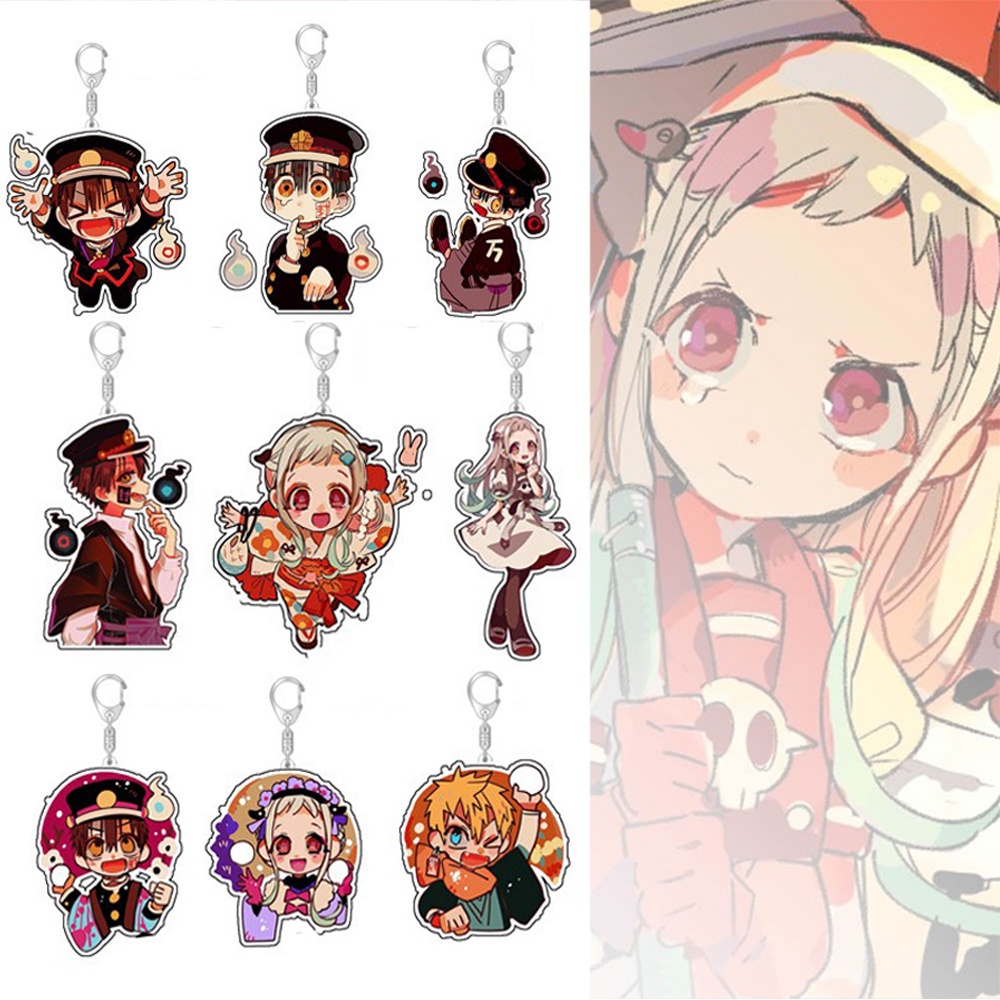 Móc khóa bằng nhựa acrylic hình nhân vật hoạt hình Hanako-kun Yahiro Nene có 13 kiểu tùy chọn