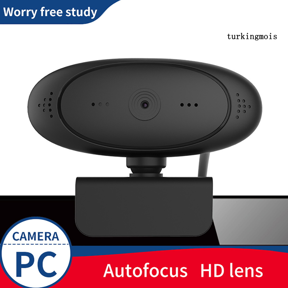 TSP_360 Degree Rotating HD 1080P USB Webcam Built-in Mic Video Camera for Laptop PC