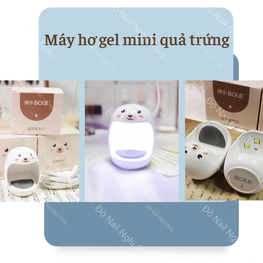 Máy hơ gel mini quả trứng