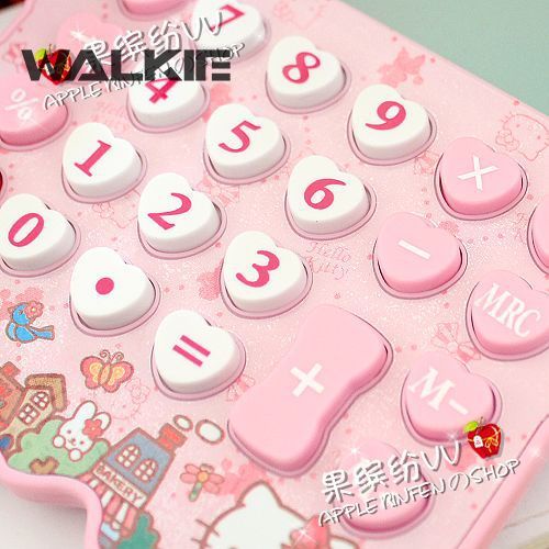 Bộ Đàm Sanrio Hello Kitty Màn Hình Lớn 12 Chữ Số Dành Cho Máy Tính Để Bàn