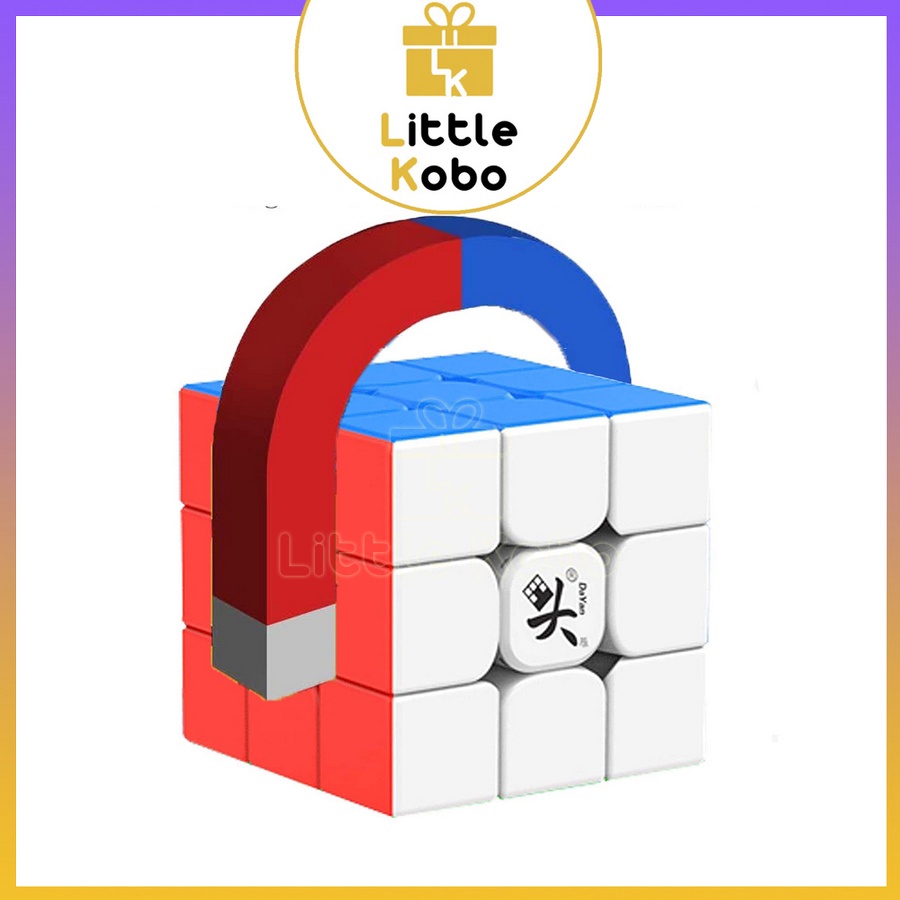 Rubik 3x3 DaYan GuHong V4 M 3x3 Rubic Nam Châm Stickerless 3 Tầng Đồ Chơi Trí Tuệ Trẻ Em Phát Triển Tư Duy 3x3x3