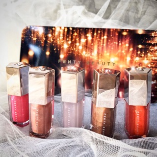 Set 5 thỏi bóng Fenty Beauty Glossy Posse Mini Gloss Bomb (5,5ml/thỏi x5) + 2% phí bán hàng