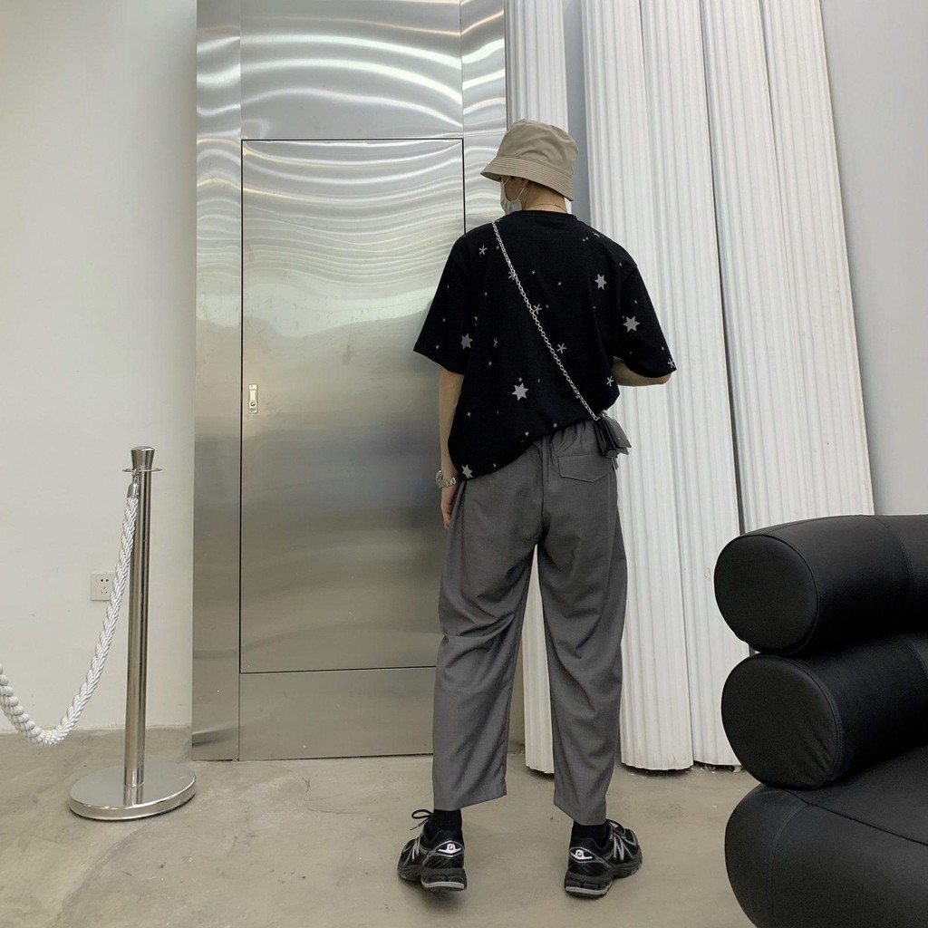 Áo thun Stee FULL STAR Ánh kim loại Unisex